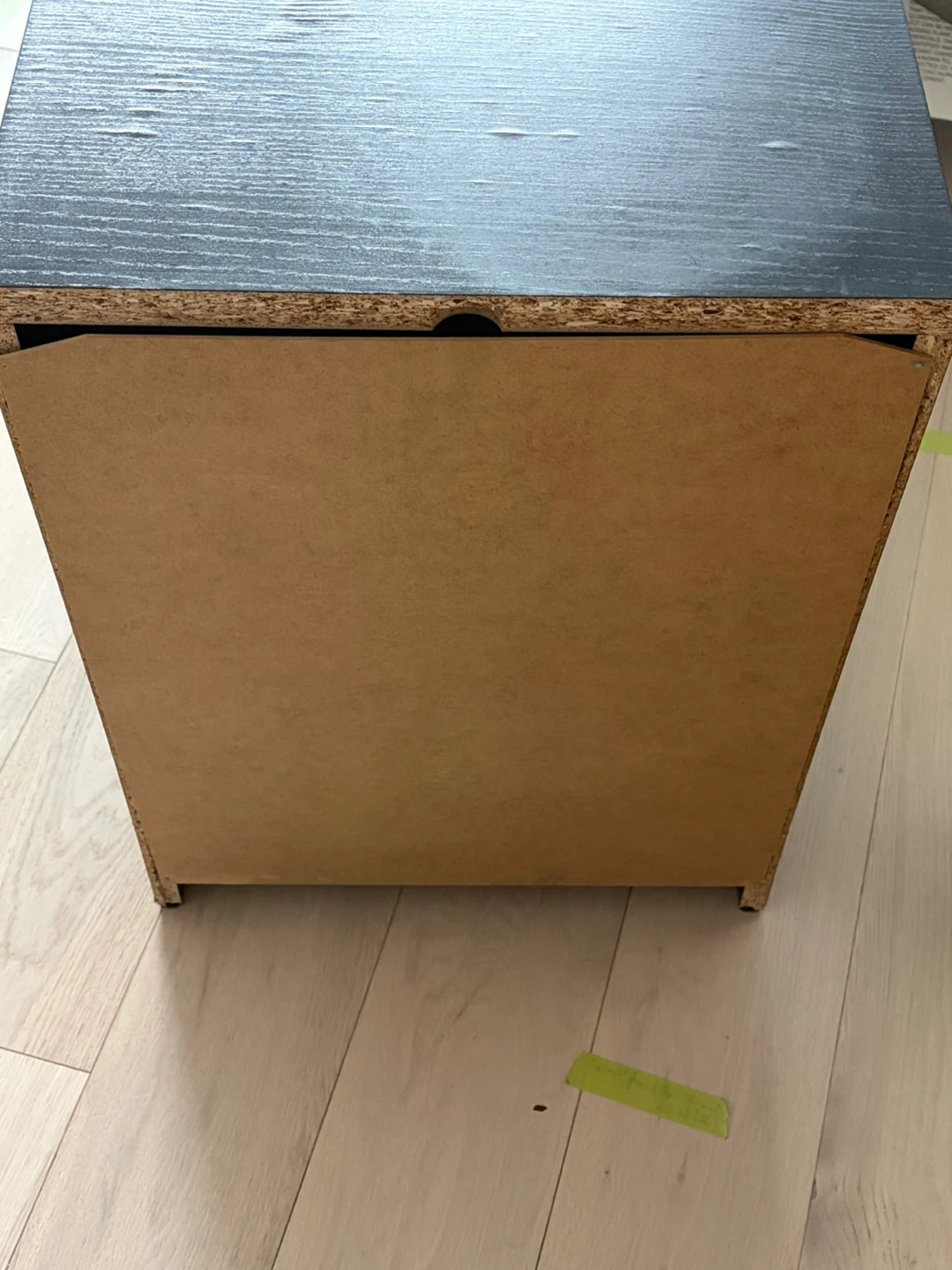 Black 2-Drawer Nightstand - photo 4