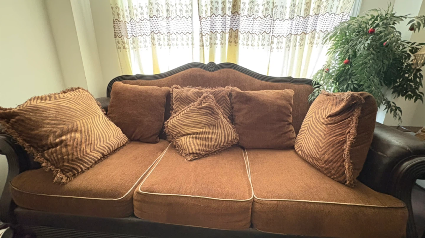 🥕Brown Sofa Set