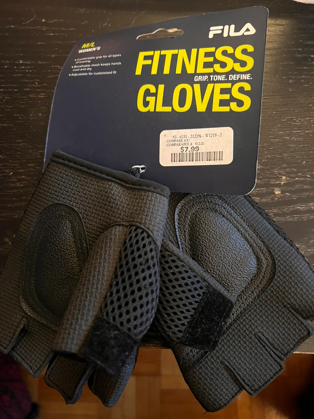 FILA Women's Fitness Gloves M/L NEW