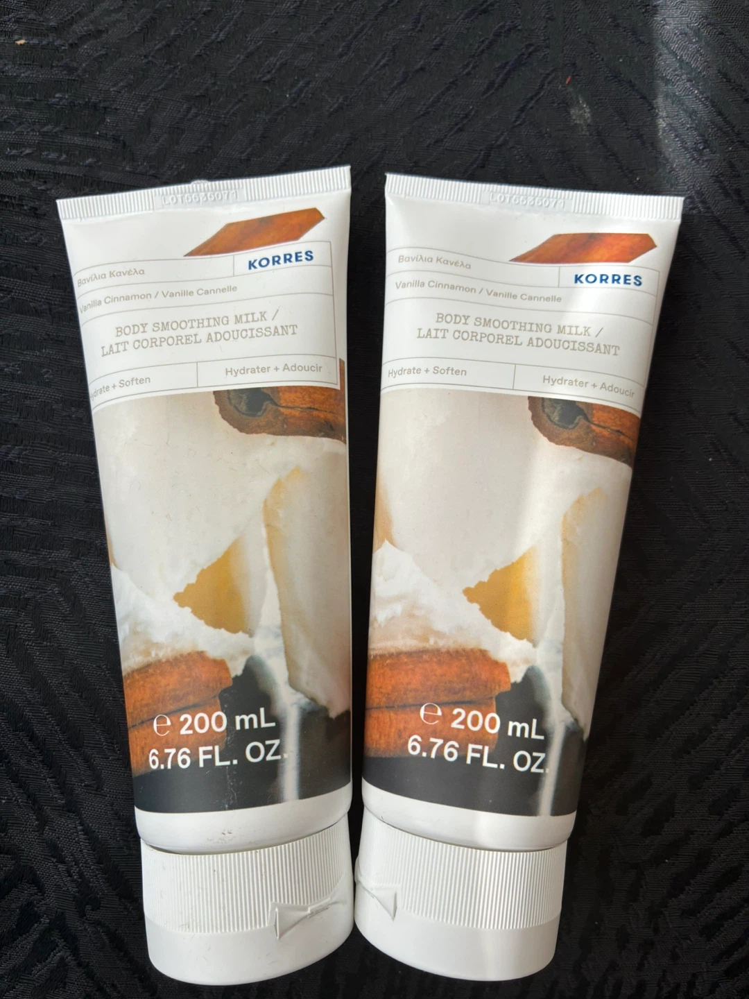$15 each Korres Body Smoothing Milk - Vanilla Cinnamon 200ml