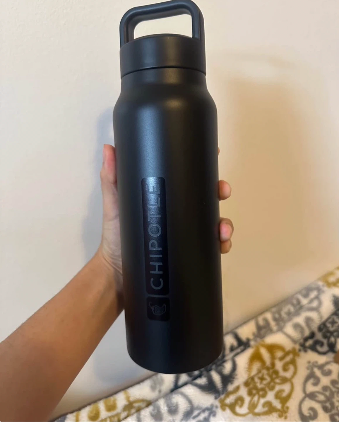 Stainless Steel Water Bottle Color Black - photo 3