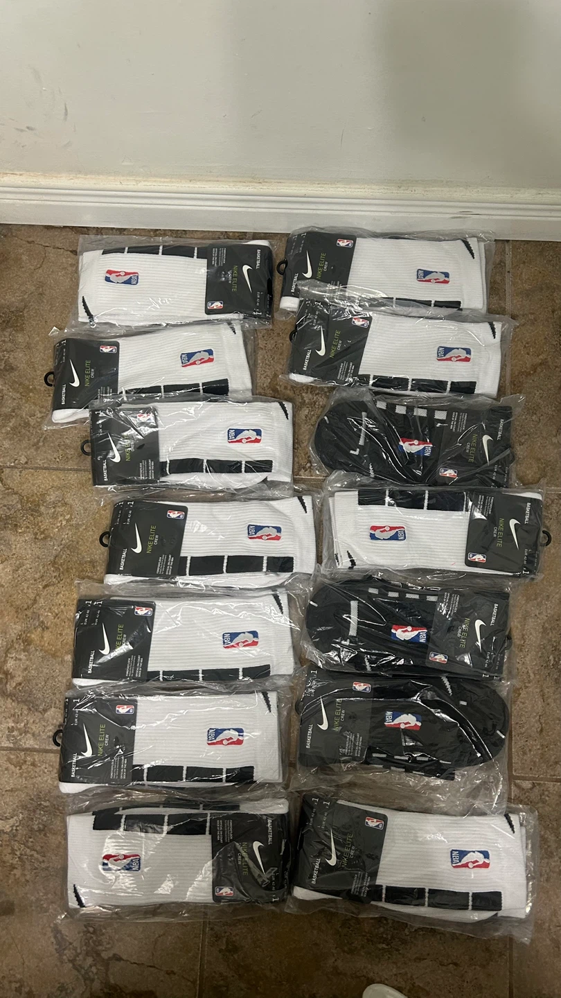 NBA NIKE ELITE SOCKS (Box of them)