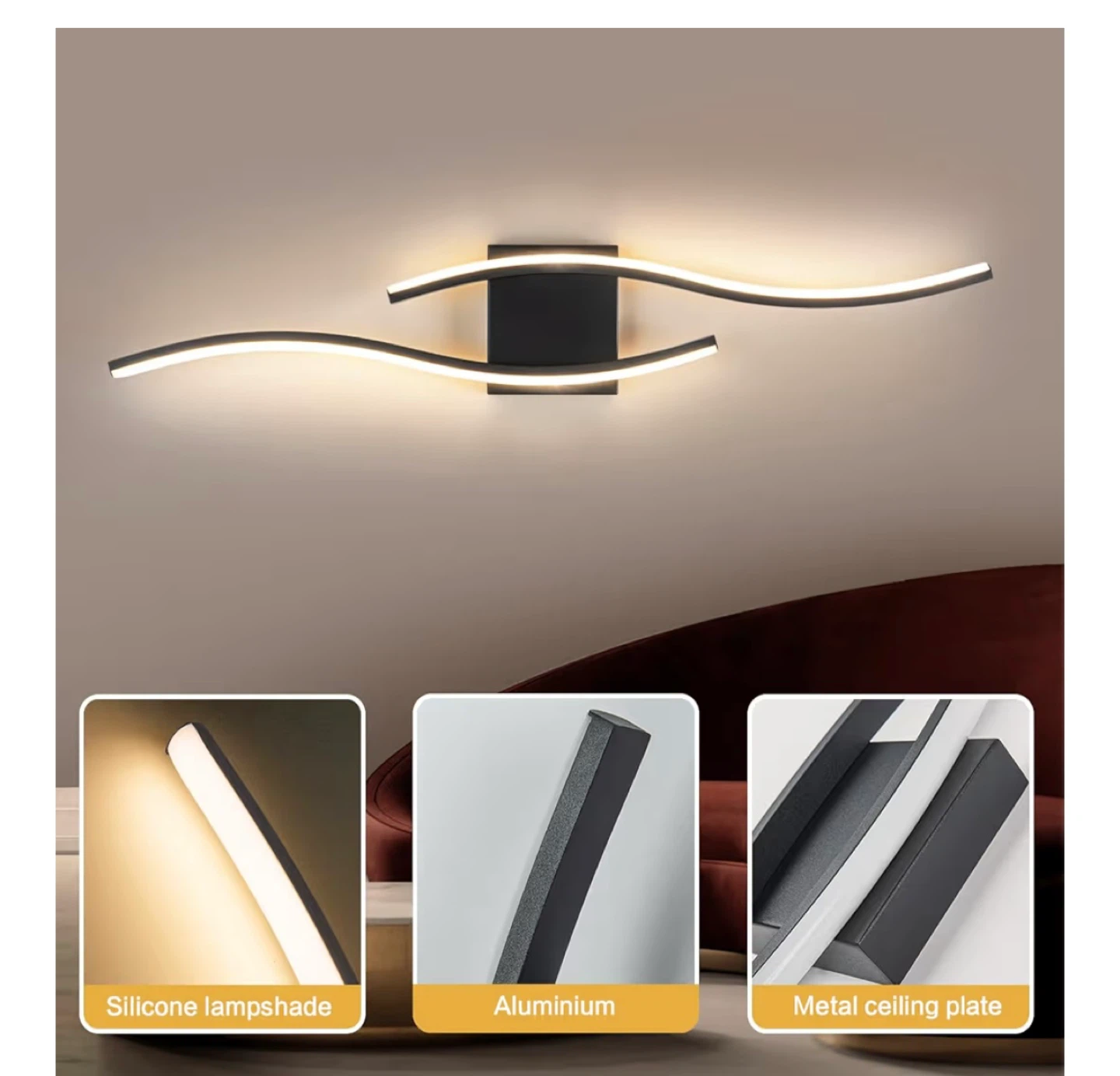 Modern LED Wall Sconce Light Fixture - photo 2