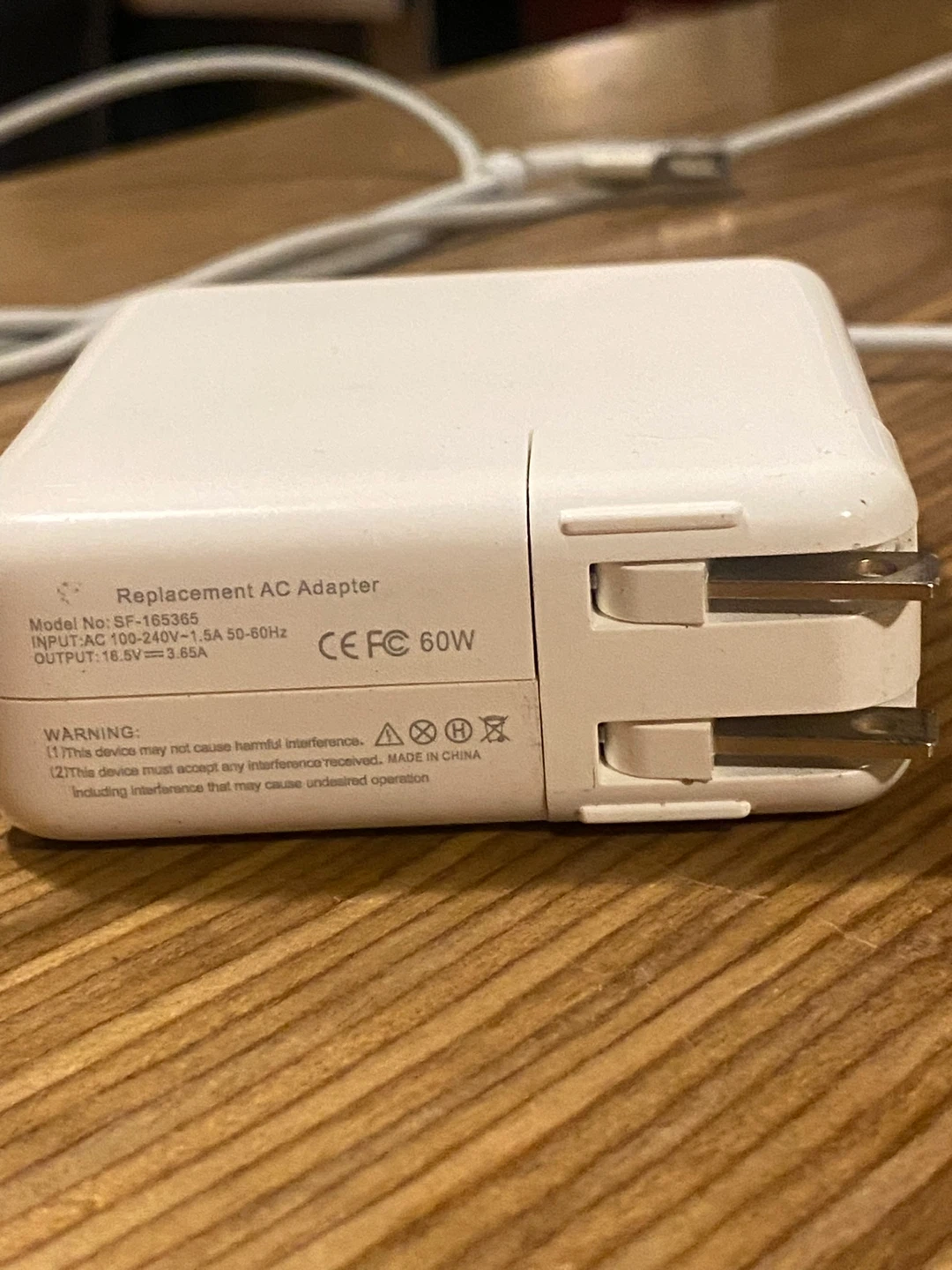 Replacement AC Adapter 60W SF-165365