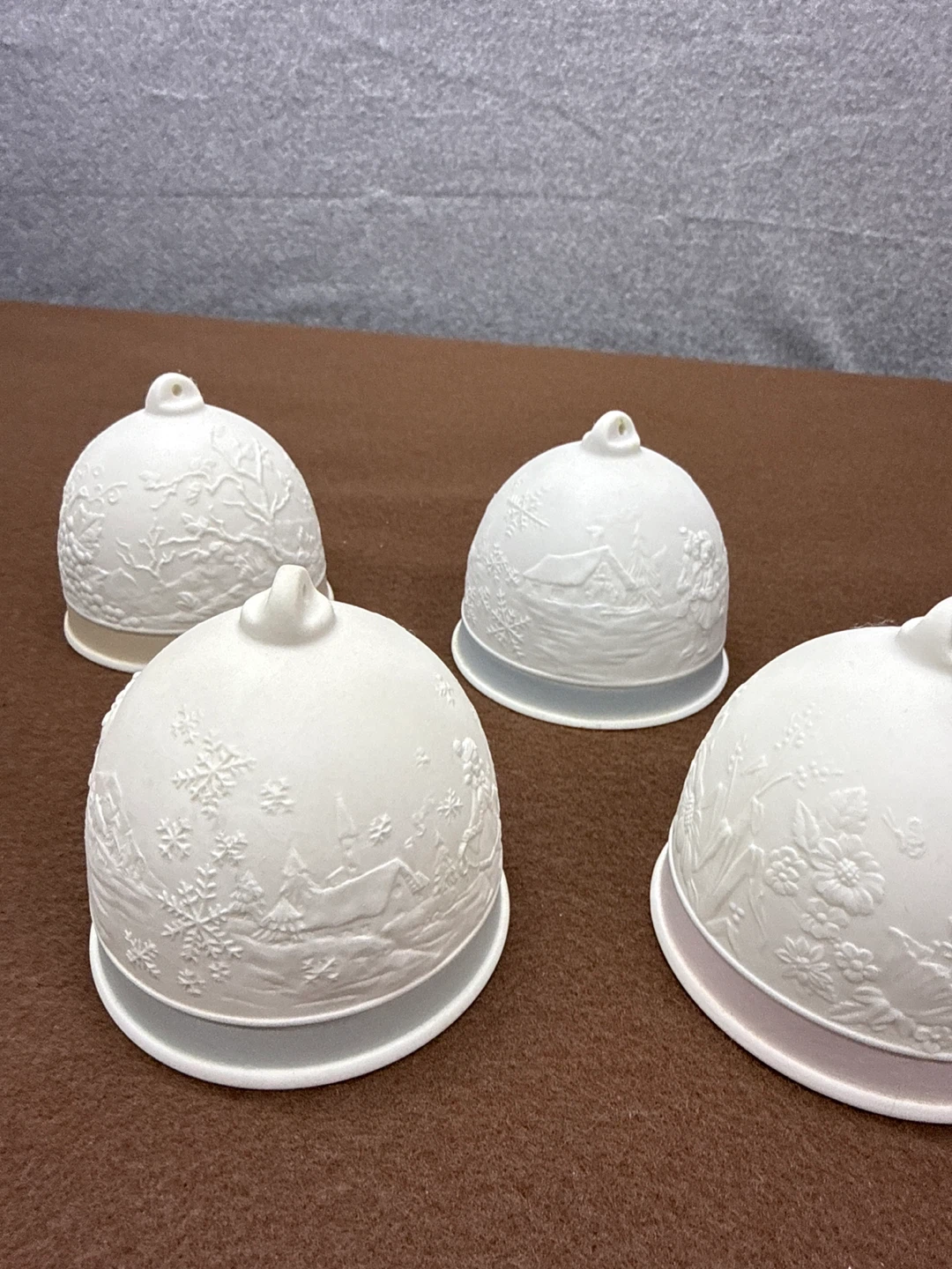 Lladro Collectors Society Bells 1991 92 93 1994 Set + Extra 1994 - photo 3
