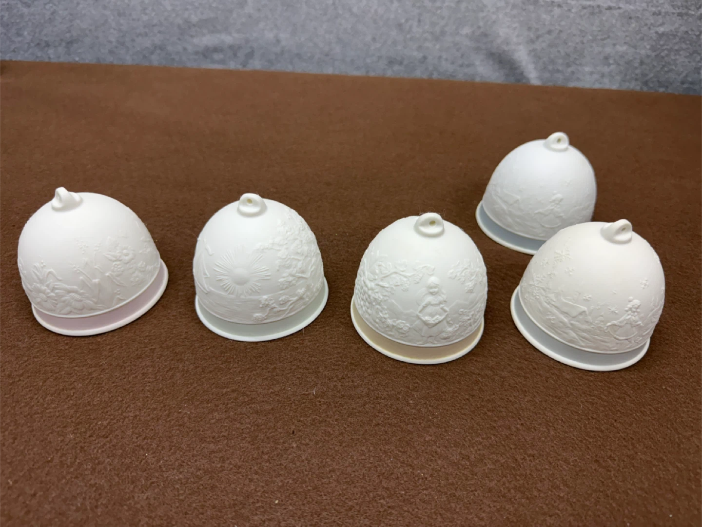 Lladro Collectors Society Bells 1991 92 93 1994 Set + Extra 1994 - photo 4