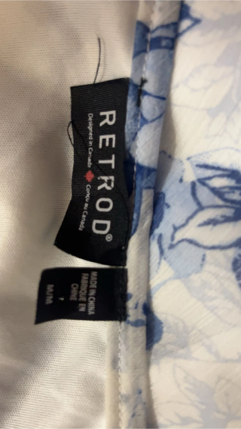 RETROD Blue Floral Slip Dress M - photo 2