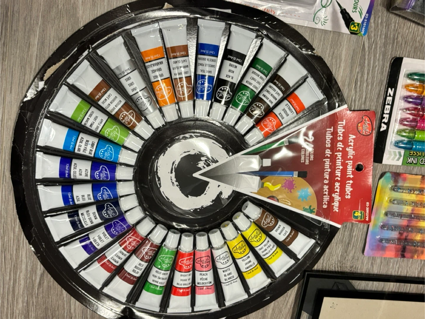 Artist's Series Acrylic Paint Tubes and Art Supplies Bundle - photo 3