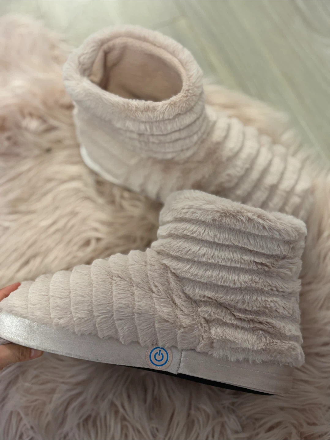 Dusty pink massager Slippers