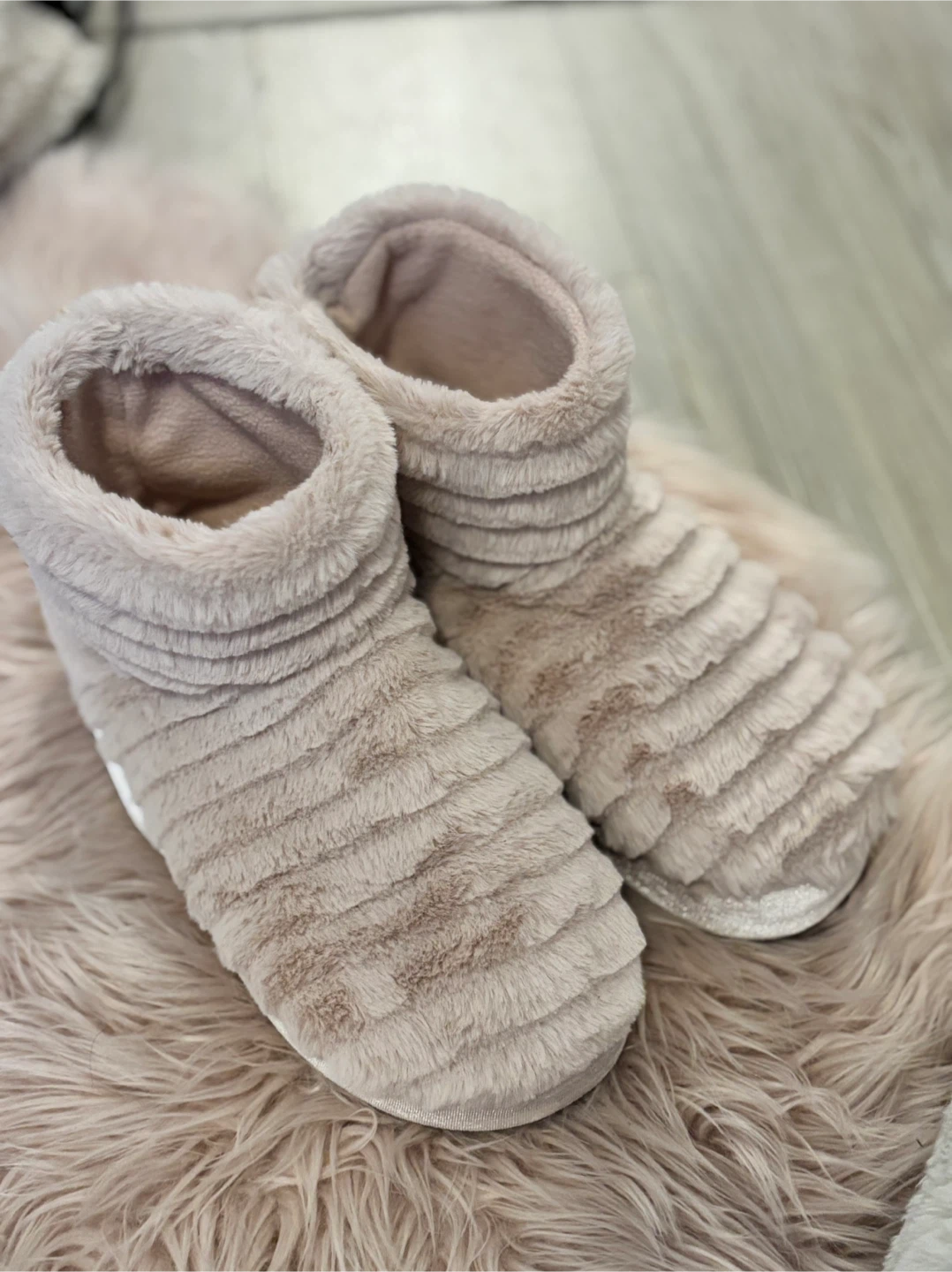 Dusty pink massager Slippers - photo 2