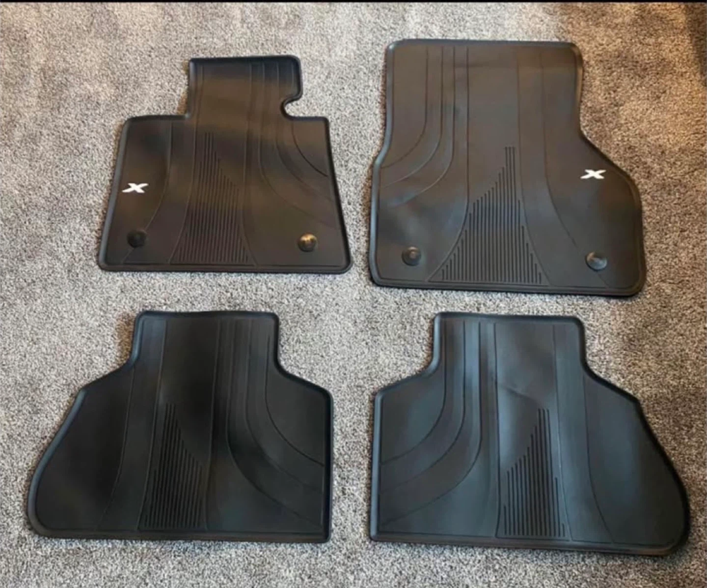 BMW X5 G05 2019-24 rubber floor mats