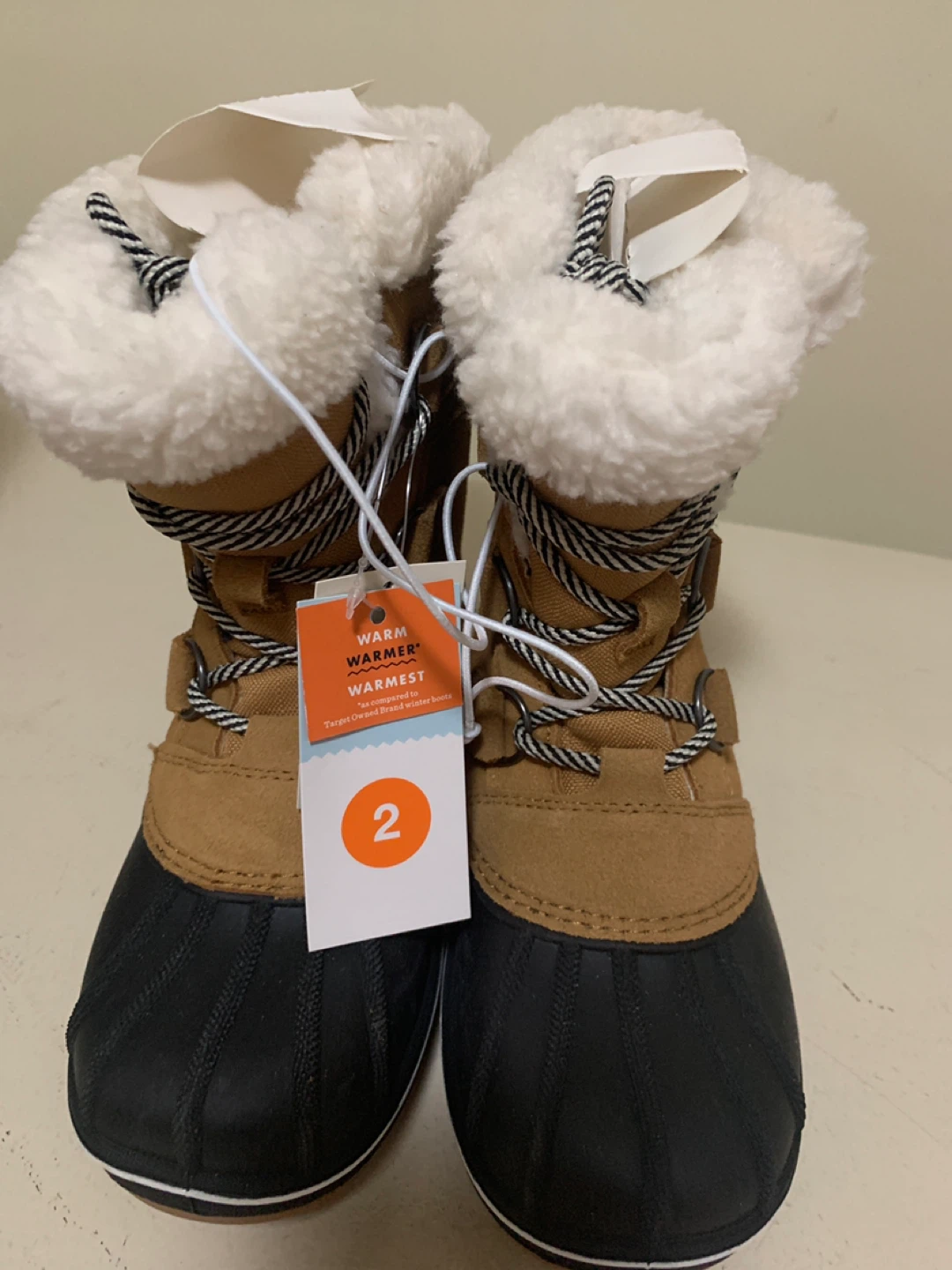 Cat & Jack Kids Winter Boots Size 2