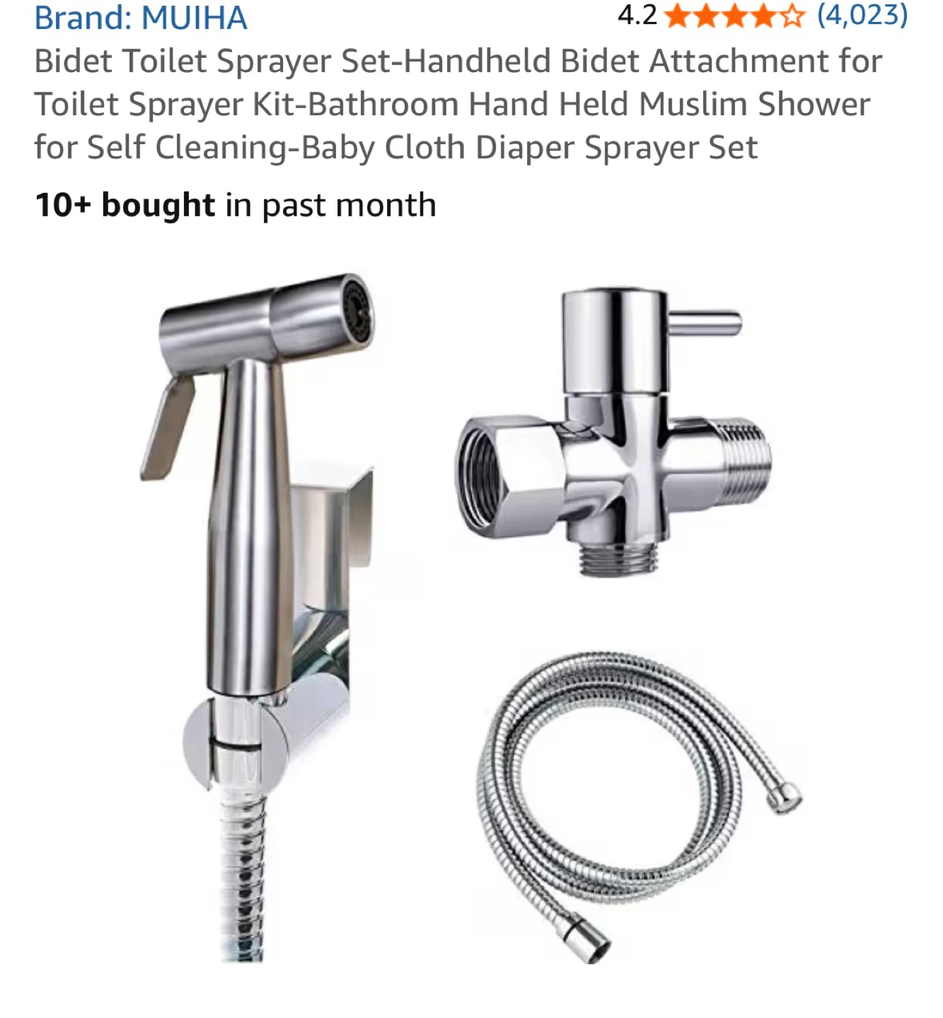 Handheld Bidet Sprayer Set