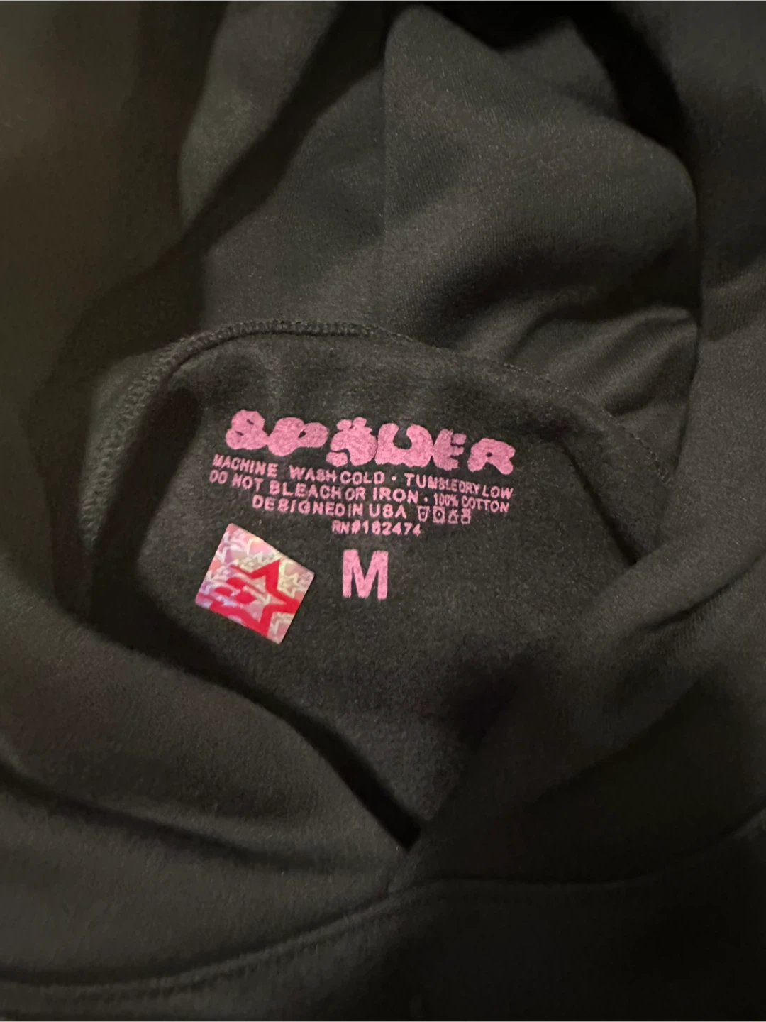 Black Sp5der Hoodie - photo 2