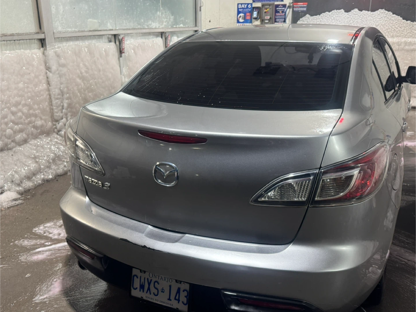 2010 Silver Mazda 3 Sedan