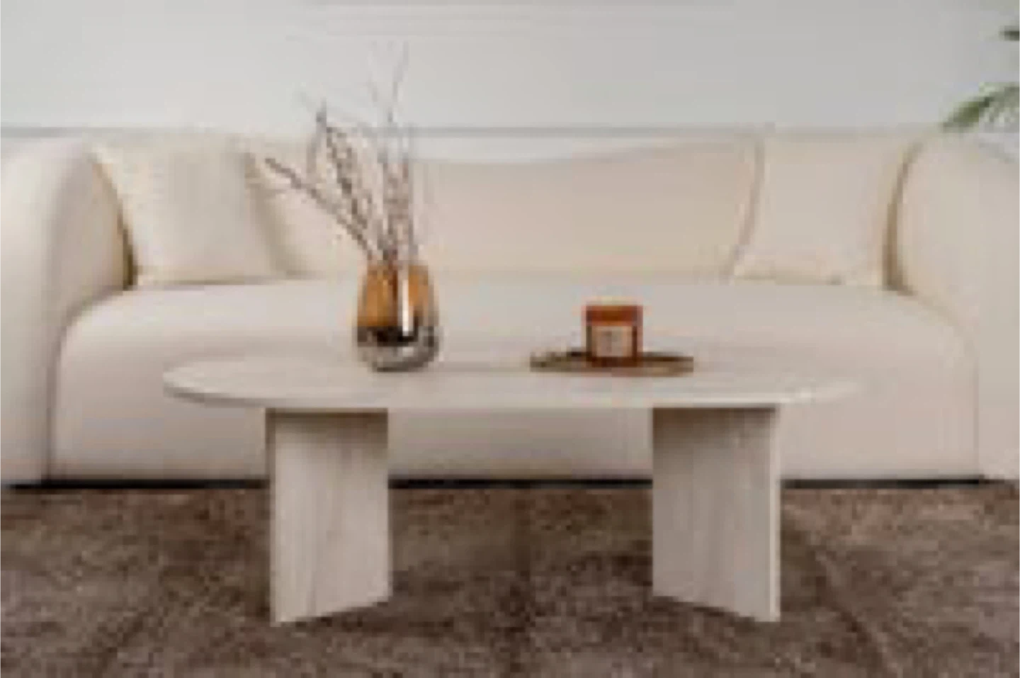 Modern Oval Coffee Table - photo 2