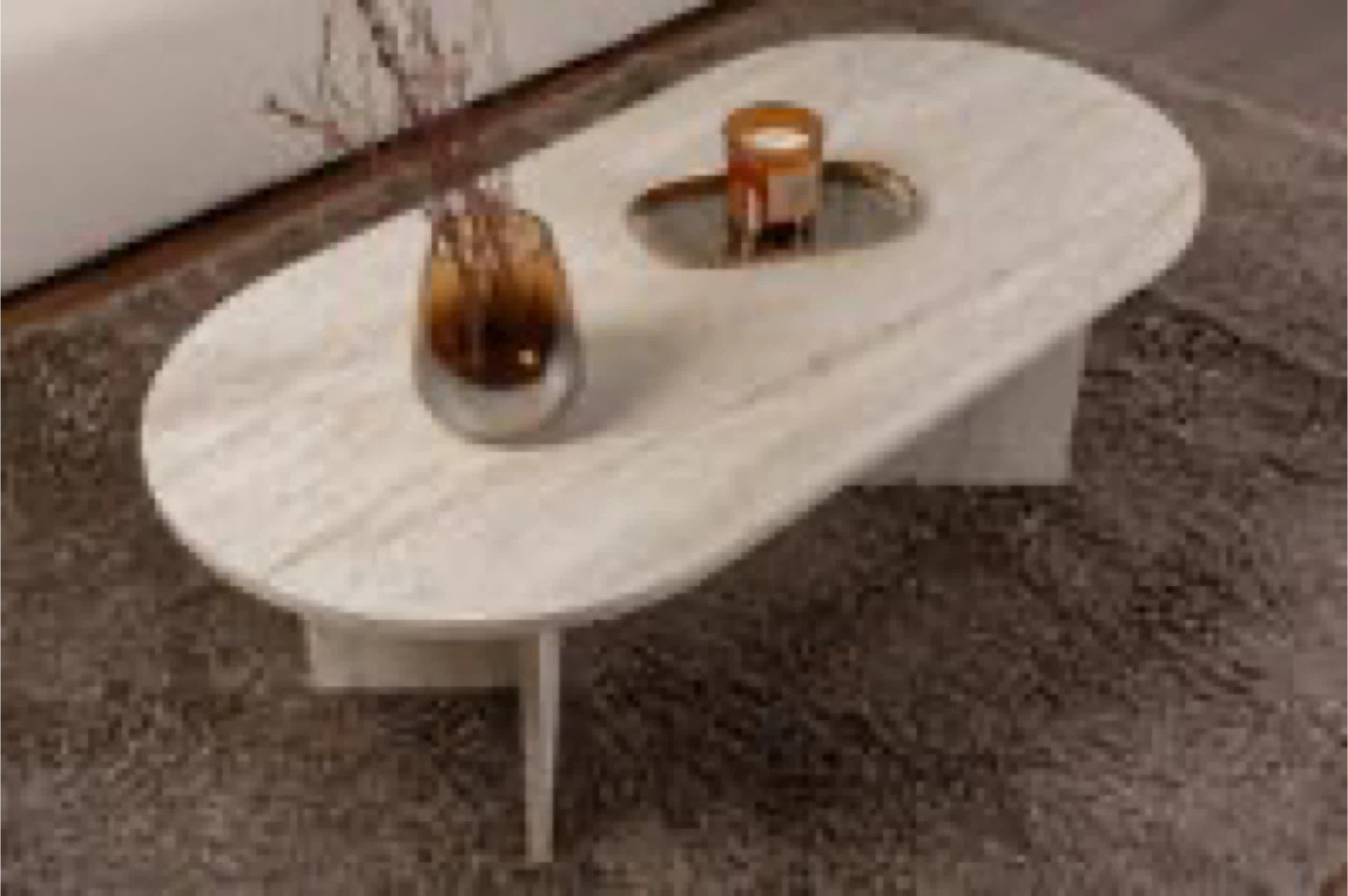 Modern Oval Coffee Table - photo 3