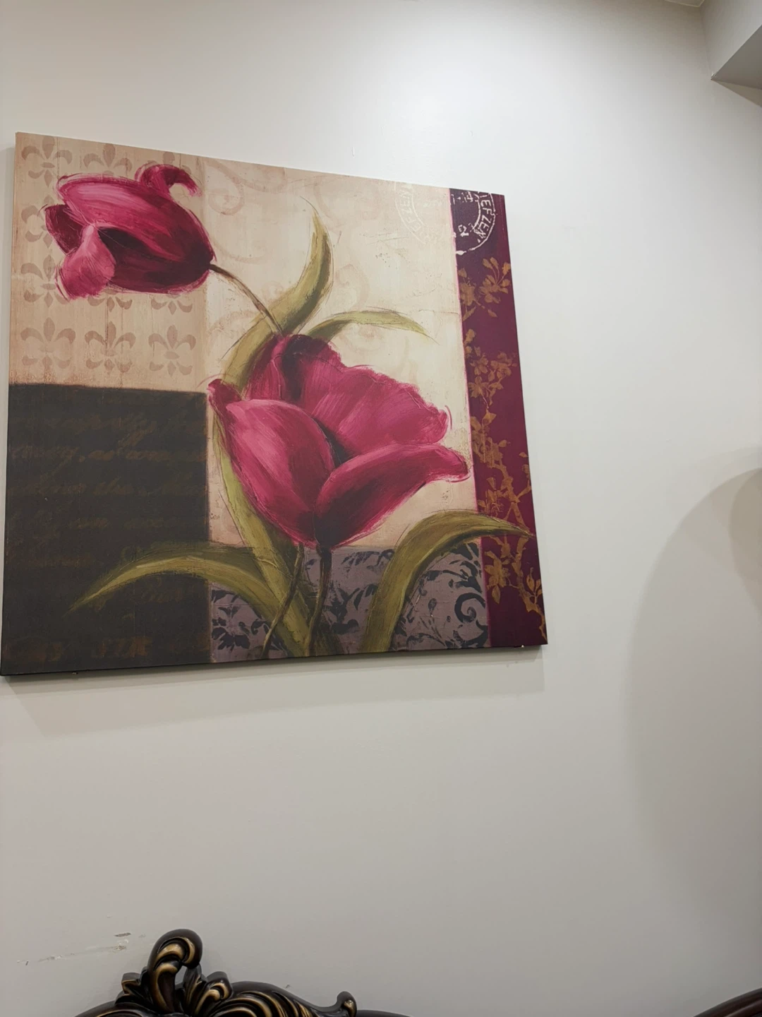Set of 2 Floral Canvas Wall Art - photo 2