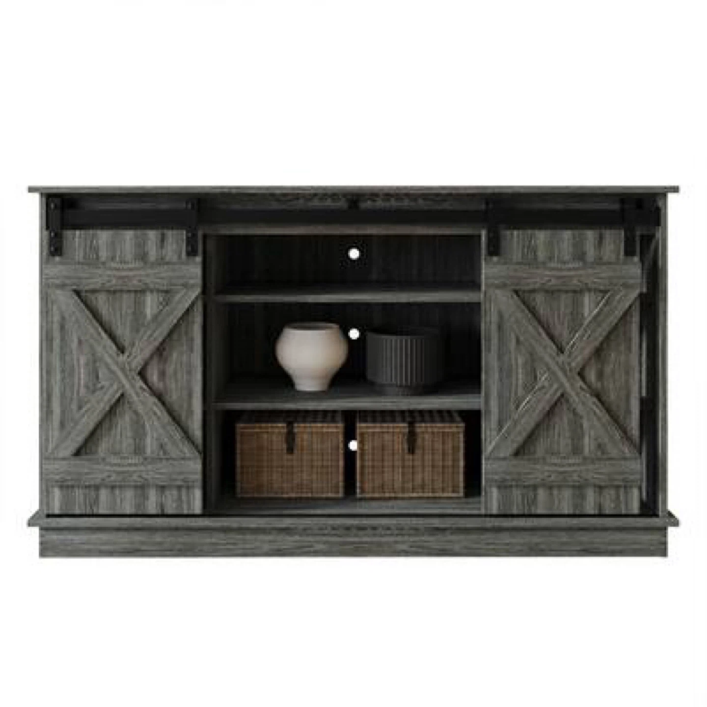 Rustic Barn Door TV Stand - photo 4