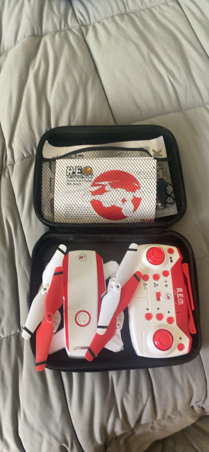 LiteHawk R.E.O. HD Drone with Camera - White/Red - photo 2