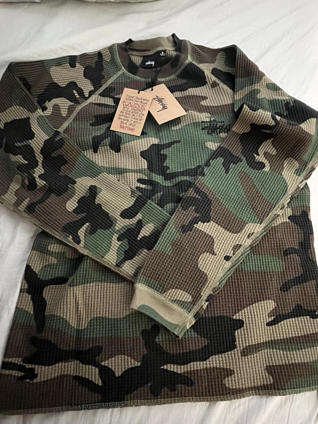 Stussy camo thermal