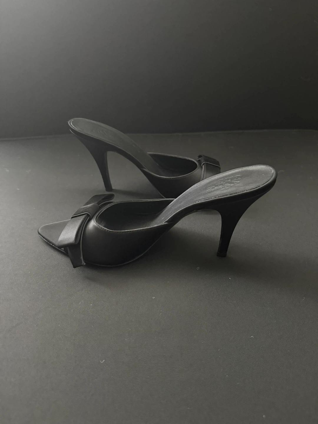 Gia Borghini "Honorine" Black Bow Mules - photo 2