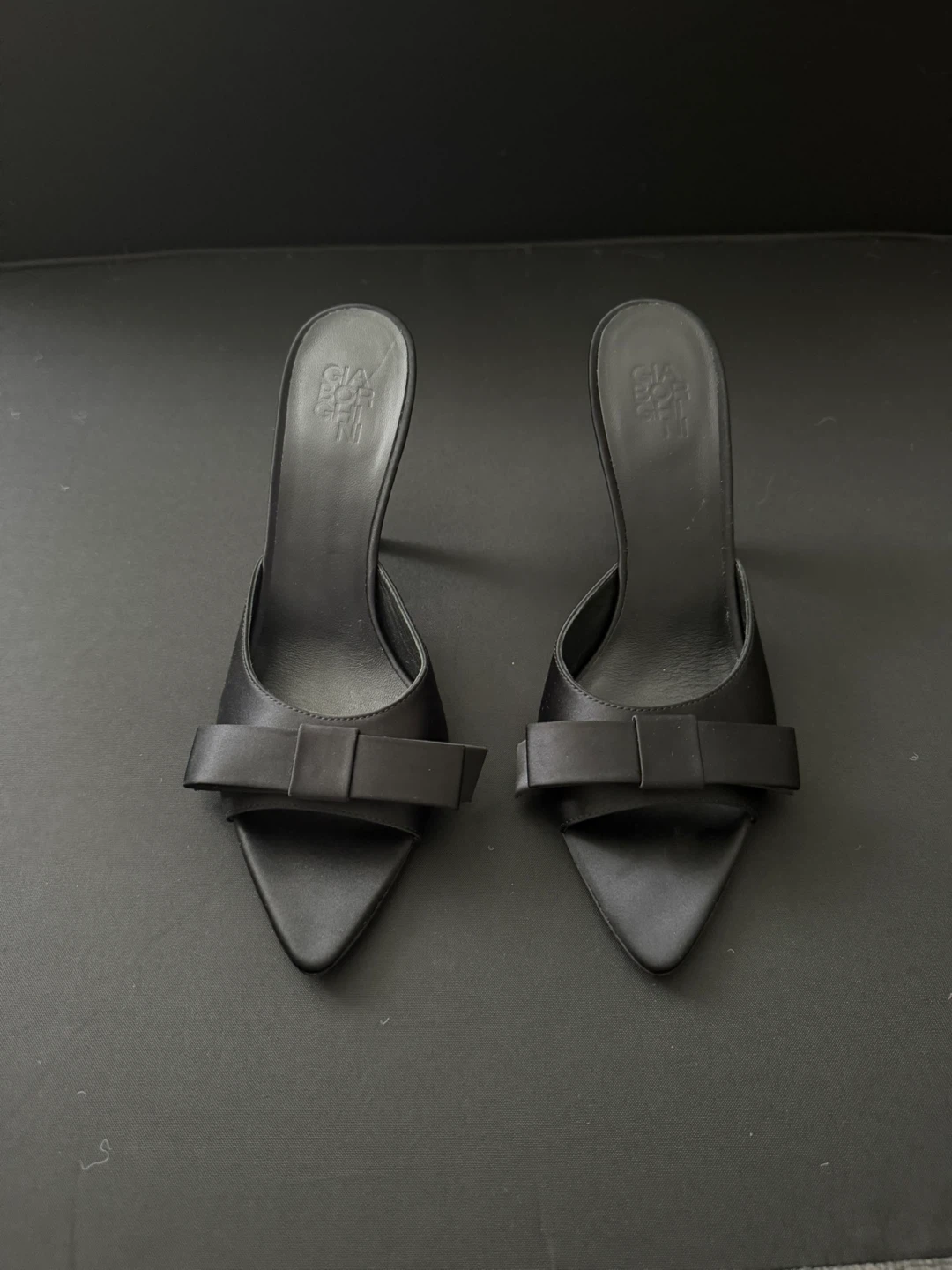 Gia Borghini "Honorine" Black Bow Mules - photo 3