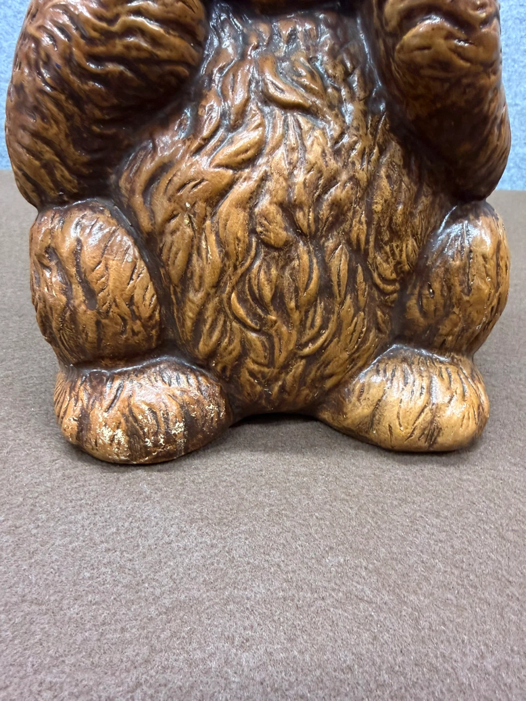 Vintage Ceramic Bear Coin Bank - photo 3