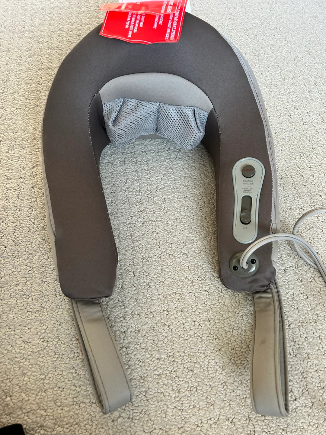 Obusforme Shiatsu Neck Massager with Vibration and Heat - photo 3