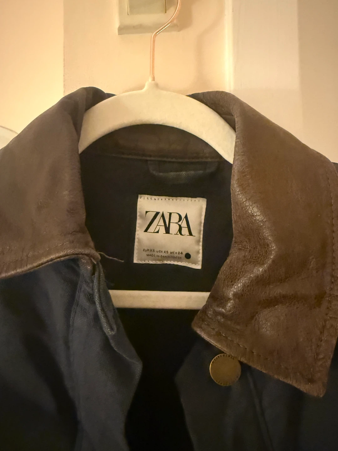 ZARA Women’s Navy Blue Jacket Size XS - photo 2