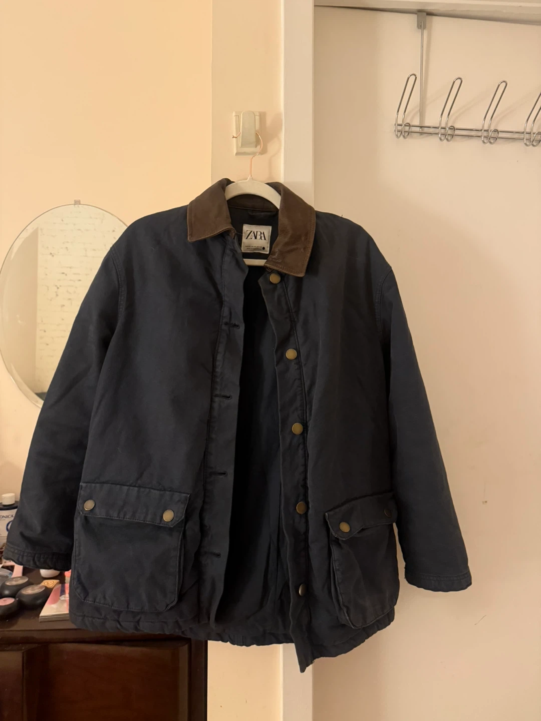 ZARA Women’s Navy Blue Jacket Size XS