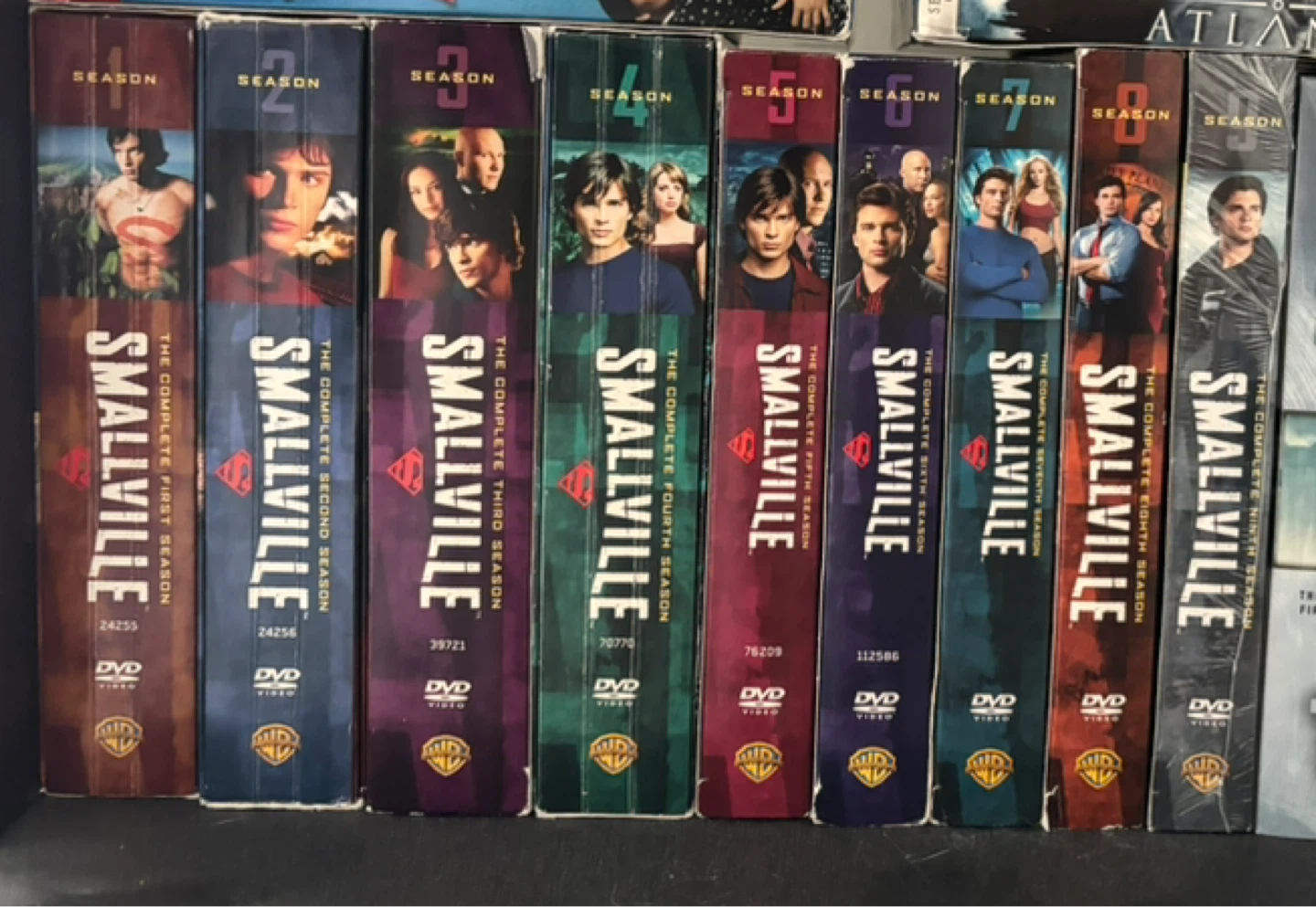 Smallville Seasons 1-9 DVDs