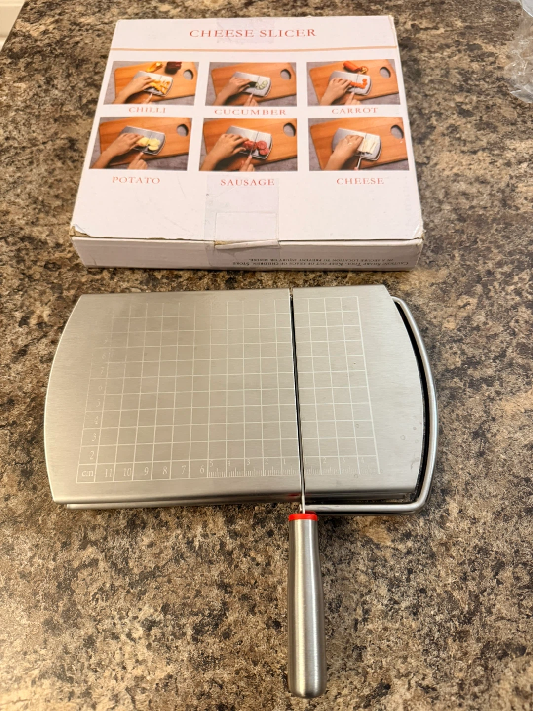 Stainless Steel Cheese Slicer 🛋️ 🥕 - photo 2