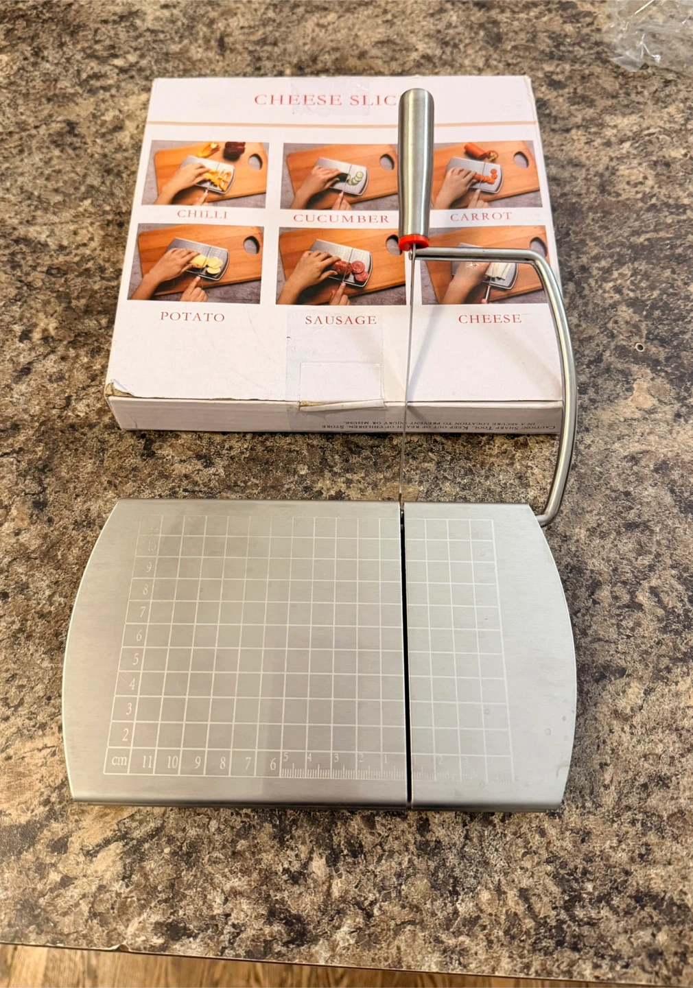 Stainless Steel Cheese Slicer 🛋️ 🥕 - photo 3