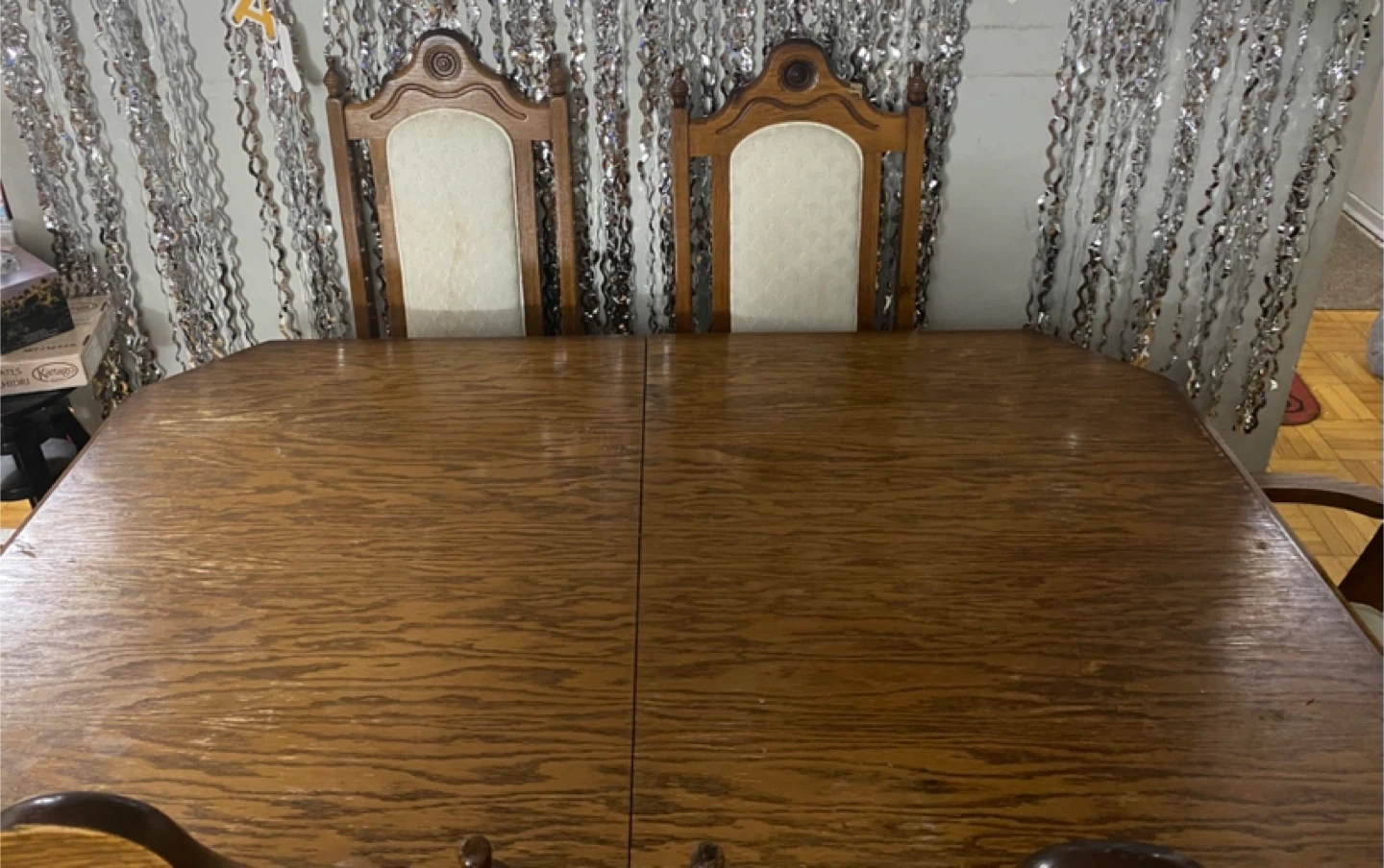 Solid Wood Dining Table with 6 Chairs - photo 2