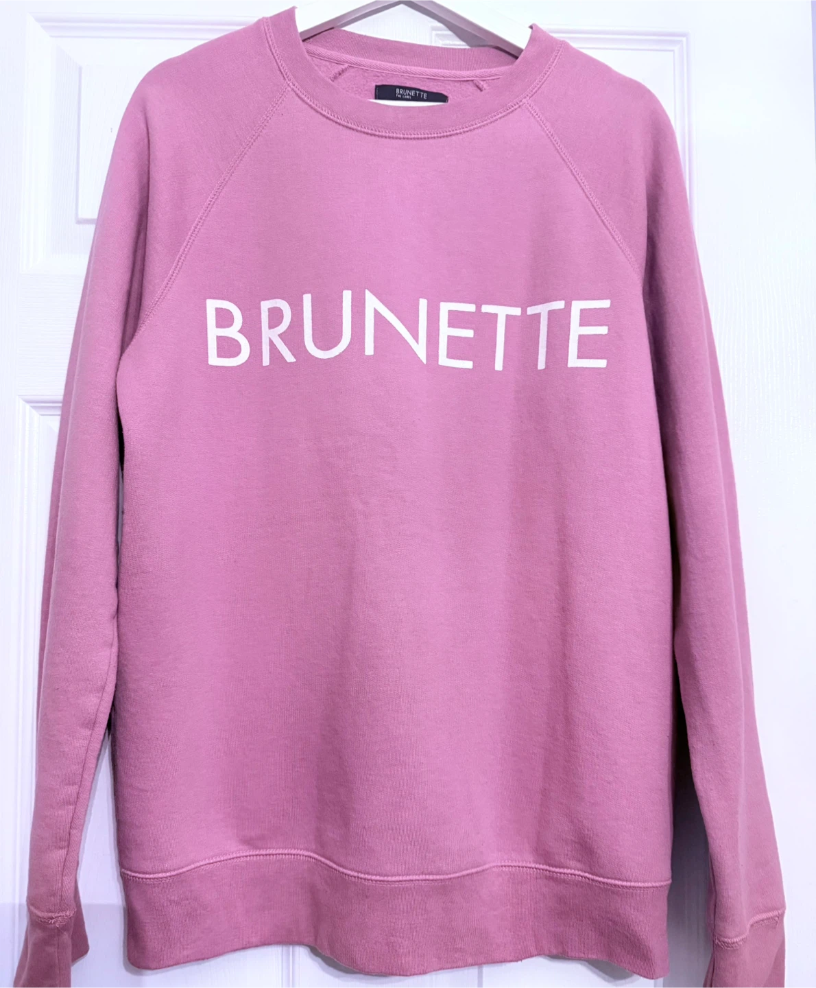 Brunette the Label Crewneck Sweatshirt - Pink - M/L - photo 2