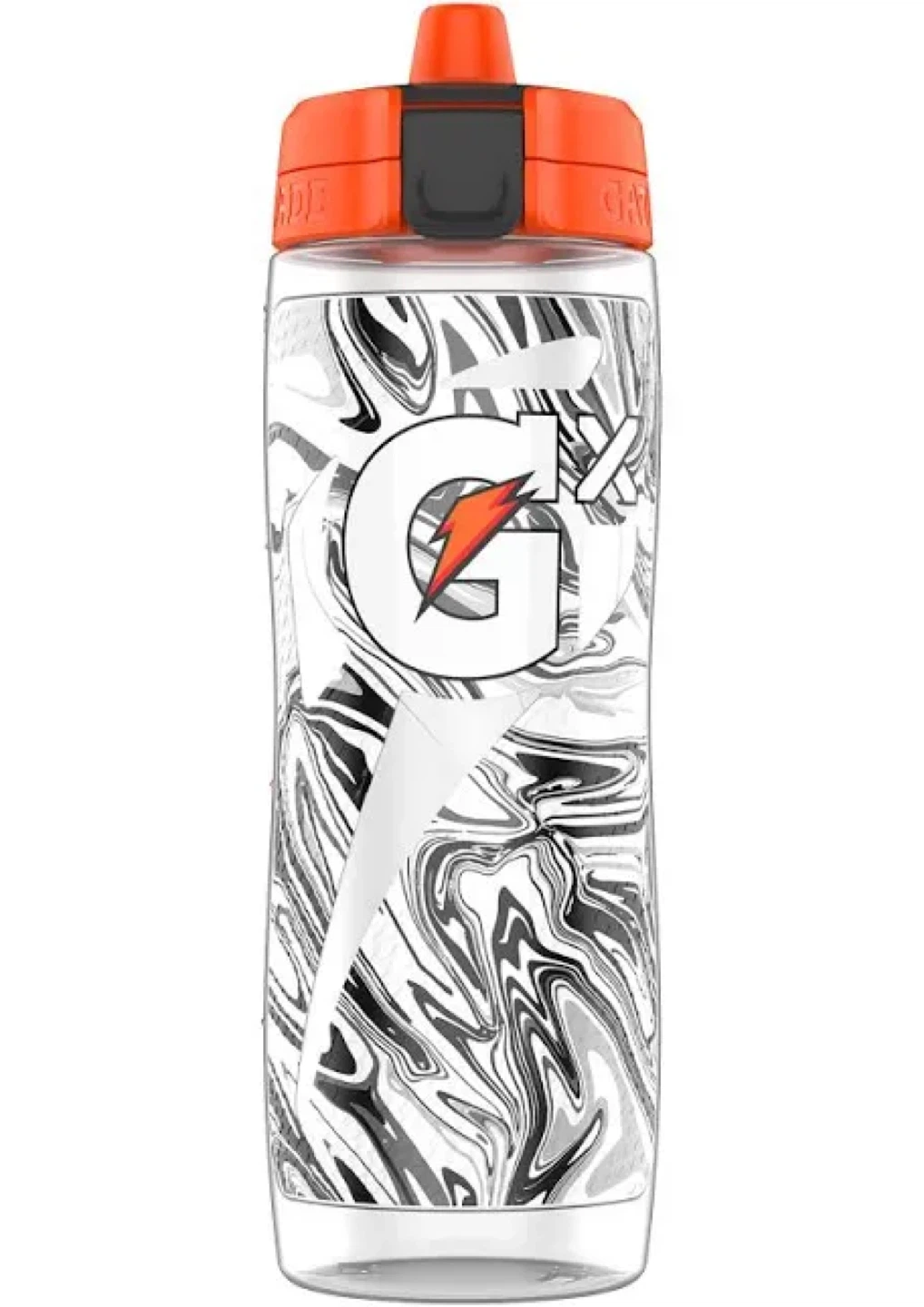 Gatorade GX Water Bottle Orange Lid