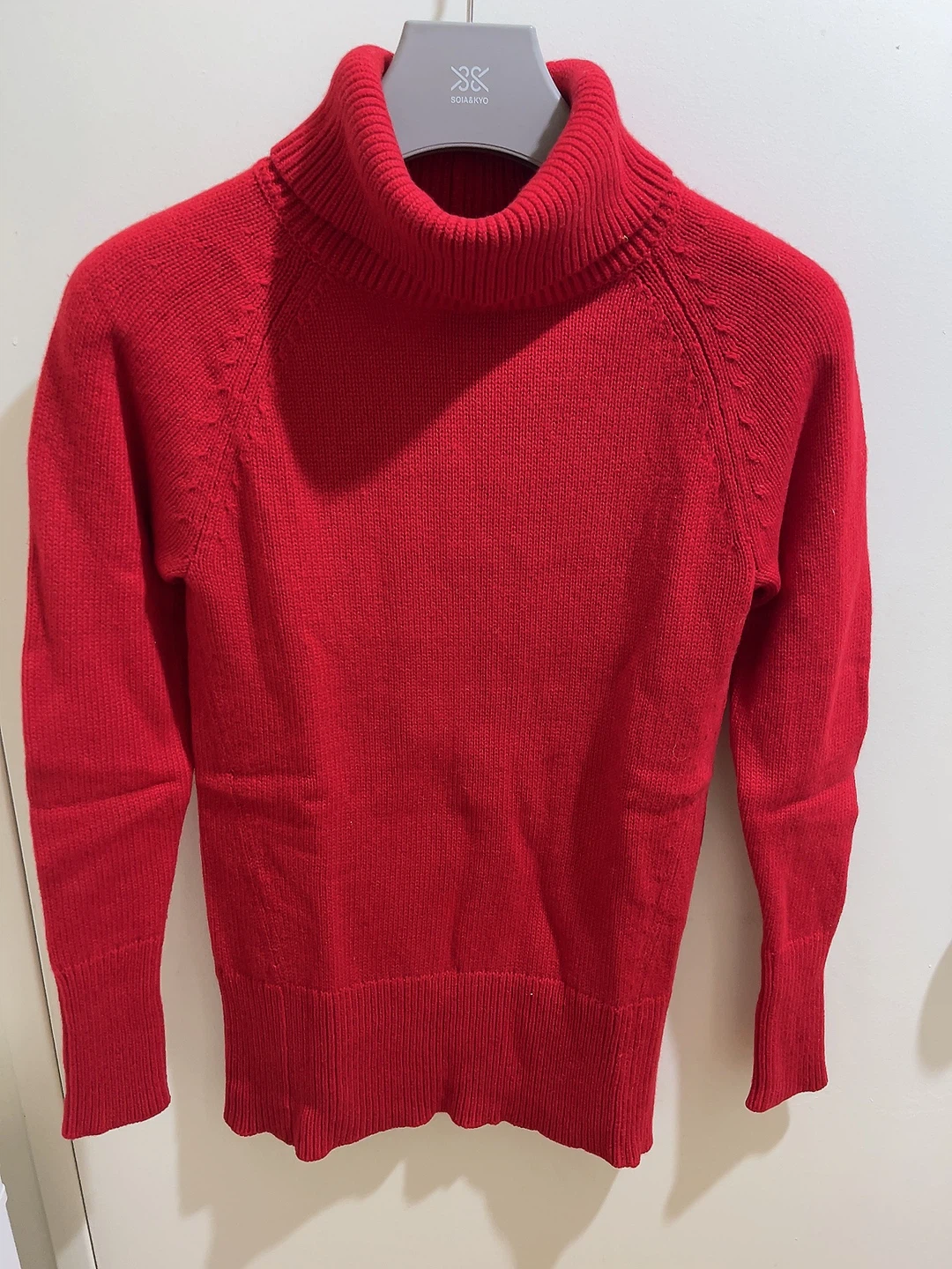 Babaton Red Turtleneck Sweater