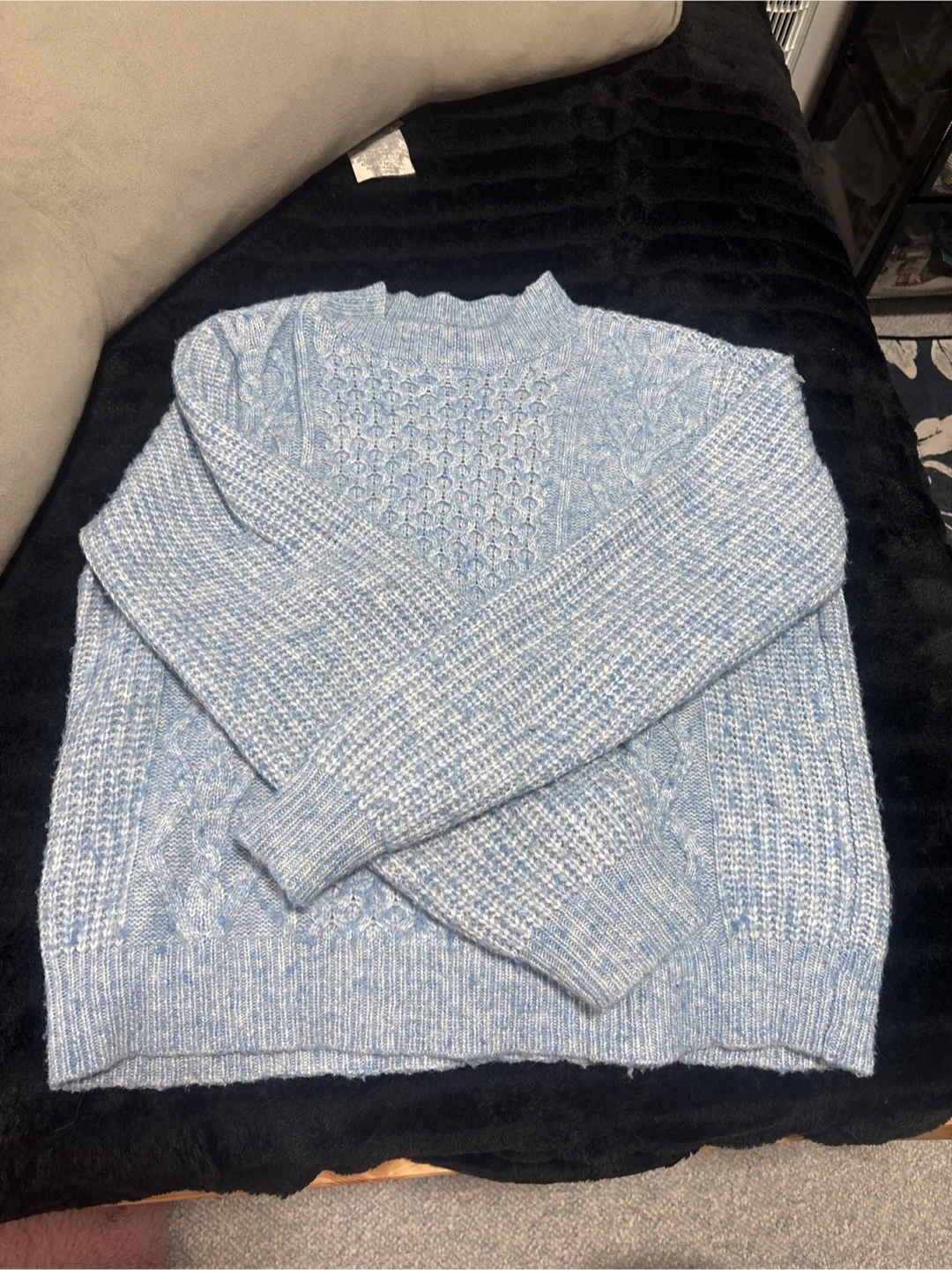 Light Blue Knit Sweater Vero moda size mejume