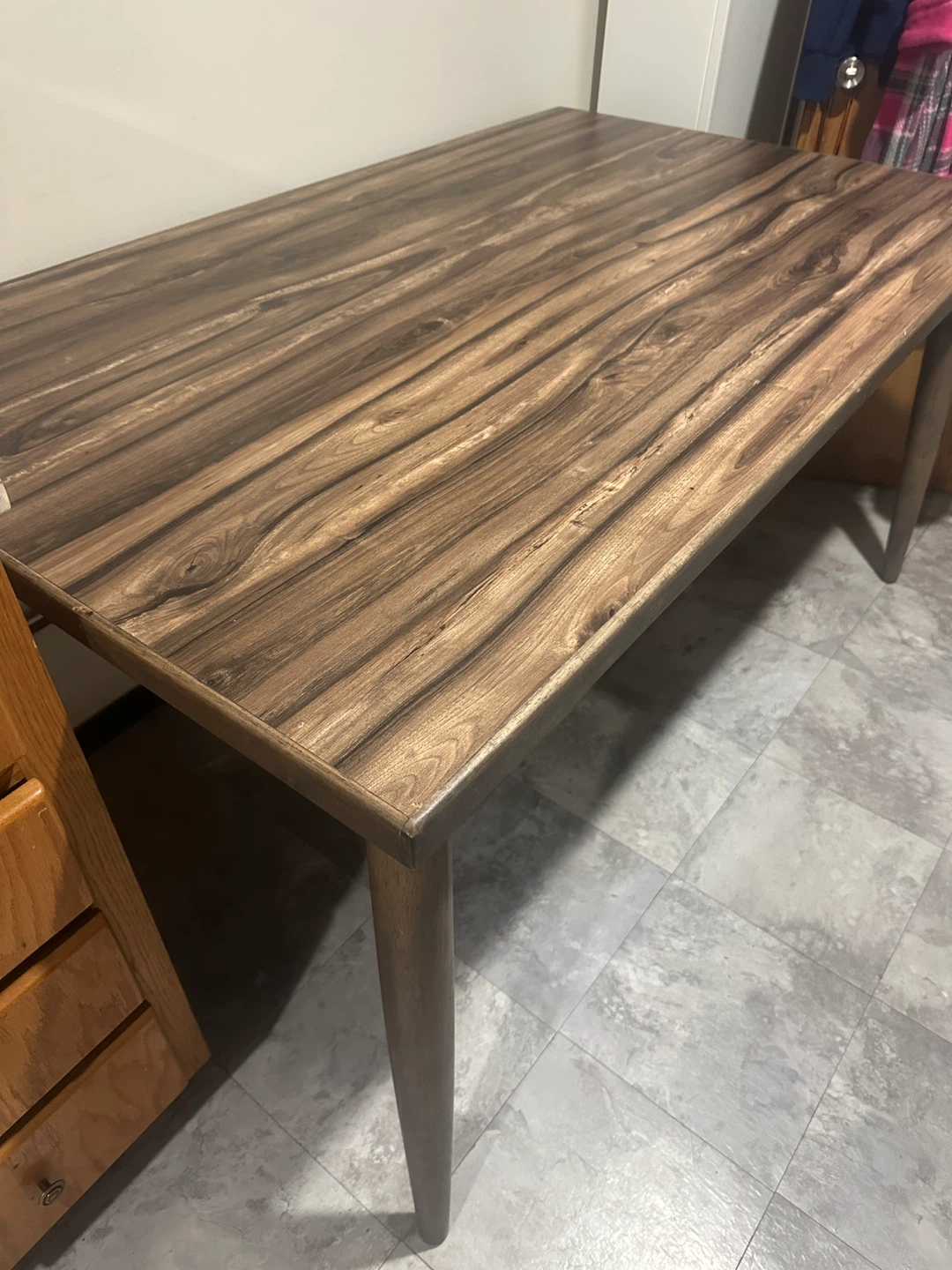 Modern Wood Dining Table / Desk – 58” – $85 - photo 2