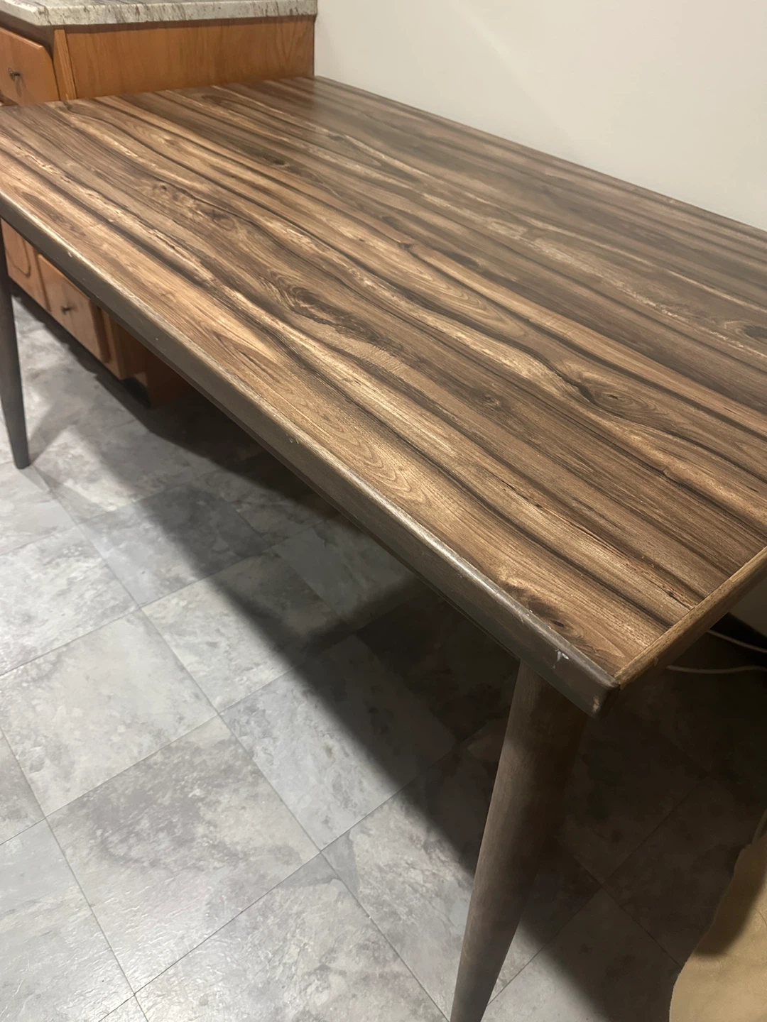 Modern Wood Dining Table / Desk – 58” – $85 - photo 4