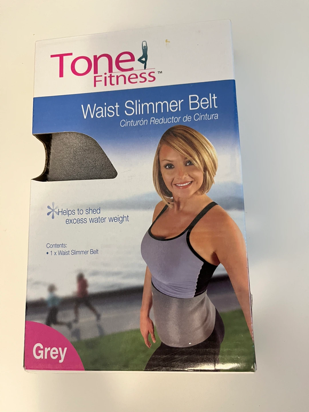Tone Fitness Waist Slimmer Belt - Grey - photo 2