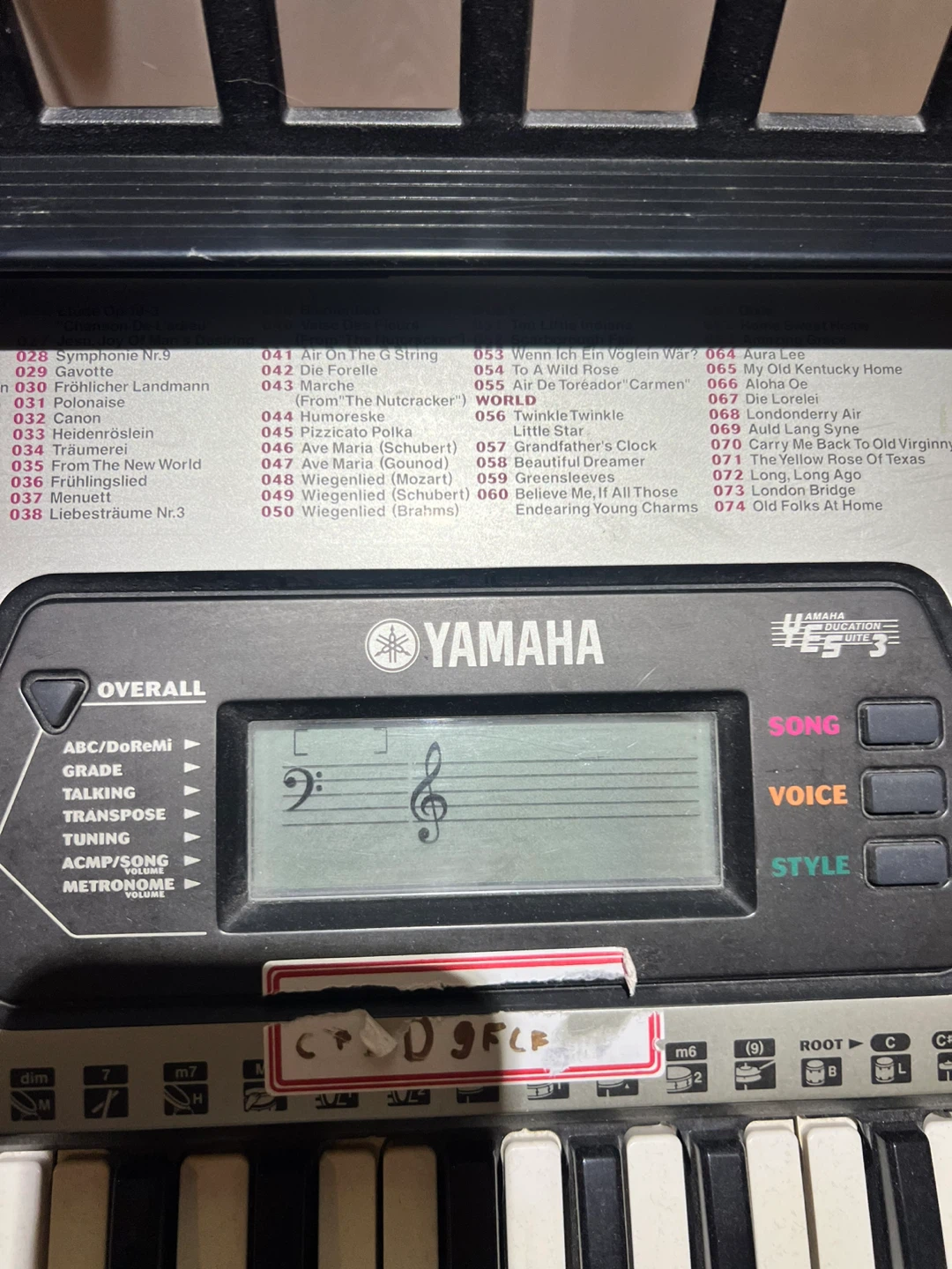 Yamaha Electronic Keyboard with Stand - photo 3