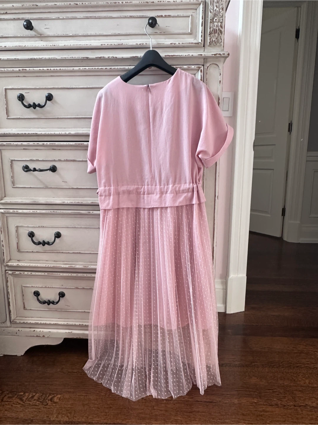 Pink Dress with Polka Dots - photo 2