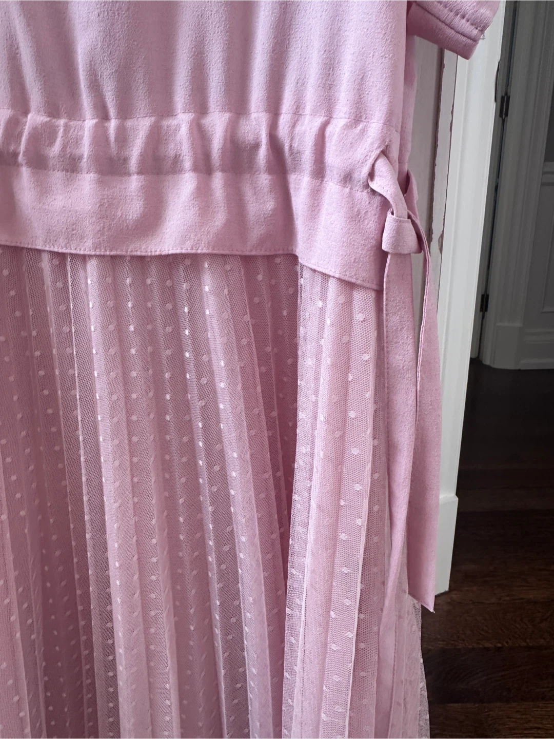 Pink Dress with Polka Dots - photo 3