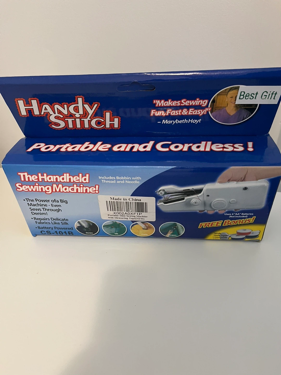 Handy Stitch Portable and Cordless Handheld Sewing Machine - photo 2