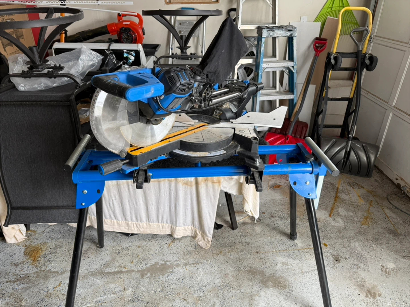 Mastercraft Compound Miter Saw with Stand - photo 3