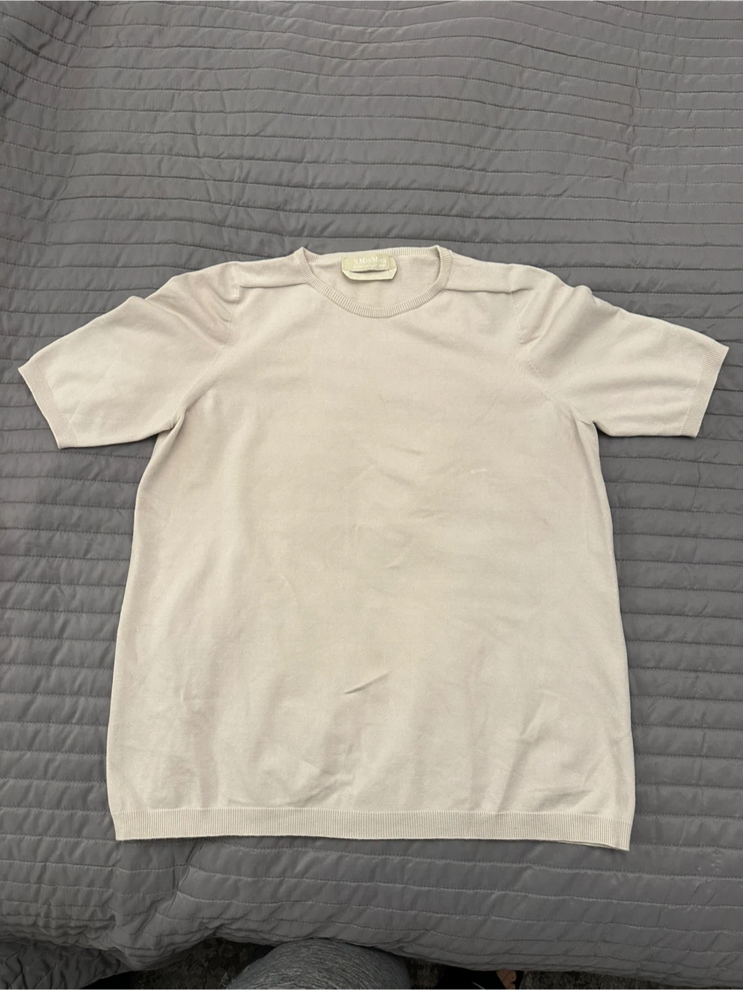 S MaxMara Short Sleeve Knit Top