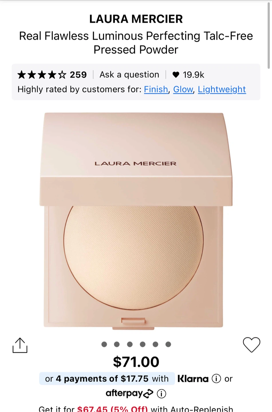 Laura Mercier Real Flawless Perfecting Pressed Powder
