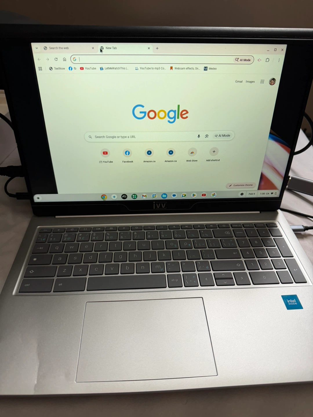 Broken screen working hp chrome